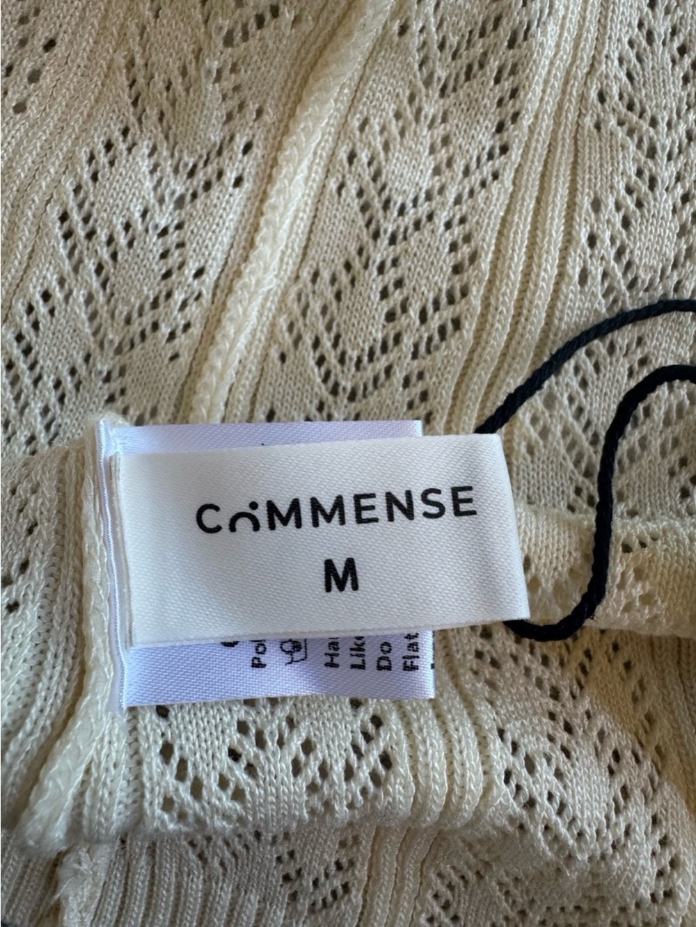 NWT Commense beige knit polo dress size M - Picture 7 of 9
